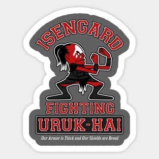 Isengard Fighting Uruk-Hai Sticker